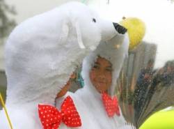 deti karneval zima