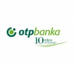 logo otp banka 10 rokov