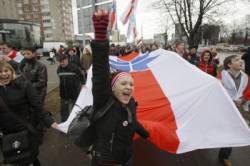 bielorusko demonstracie