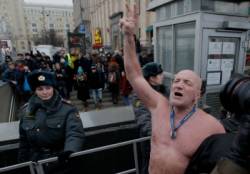 rusko protest