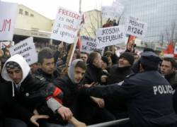 kosovo protest