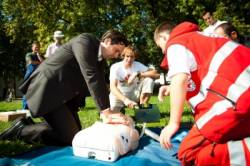 v novom meste pribudli tri defibrilator