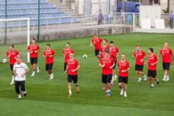 trening slovenskej futbalovej reprezent