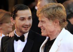 robert redford a shia lebeouf