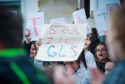 strajk podporuju aj studenti
