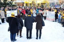 skolski odborari protestovali