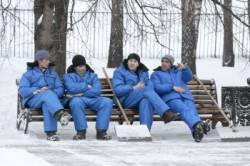 upratovanie snehu po rusky
