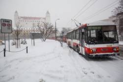 trolejbus sneh bratislava