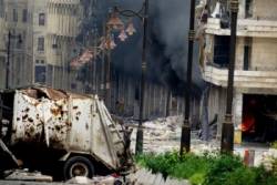syria dym vybuch