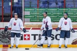 trening slovenskych hokejistov