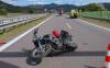 Na diaľnici R1 v okrese Žarnovica havaroval motorkár, do nemocnice ho prevážali leteckí záchranári
